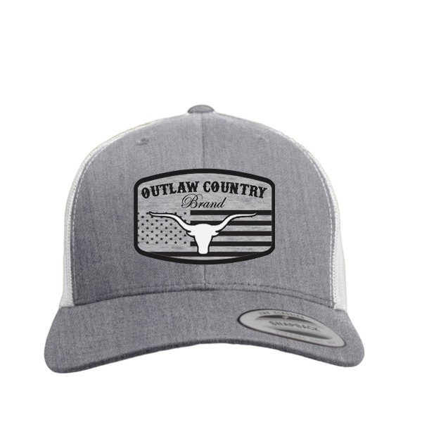 heather flag grey white