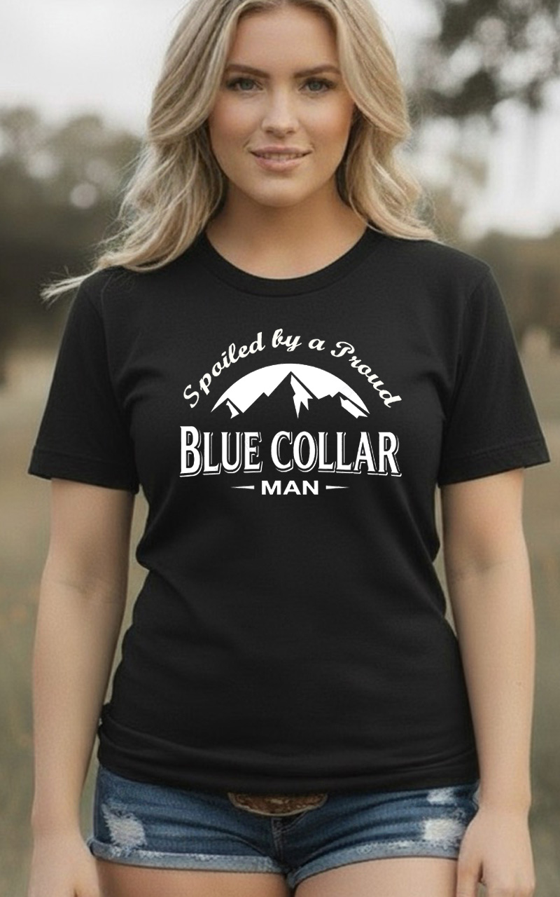 black blue collar man