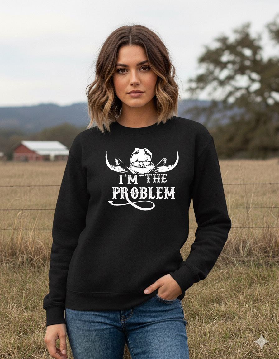 im the problem  sweatshirt
